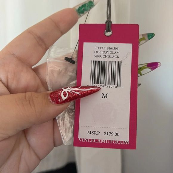 Vince Camuto Holiday Glam Rhinestone Jumpsuit - Picture 7 of 7